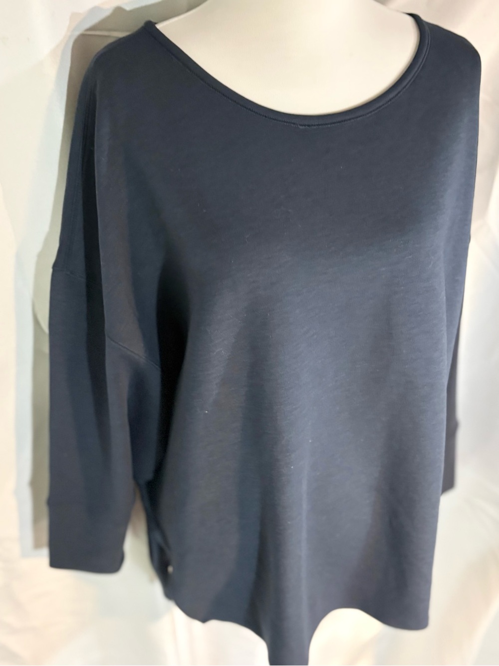 RHONE Navy Blue Oversized Crewneck Top - Picture 5 of 12